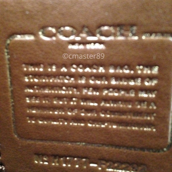 🔴SOLD🔴Coach Glitter Oxblood Patent Leather - Picture 7 of 8